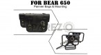 For Royal Enfield Bear 650 Leather Black Color Pannier Bags and Mounting - SPAREZO For Royal Enfield Bear 650 Leather Black Color Pannier Bags and Mounting - SPAREZO